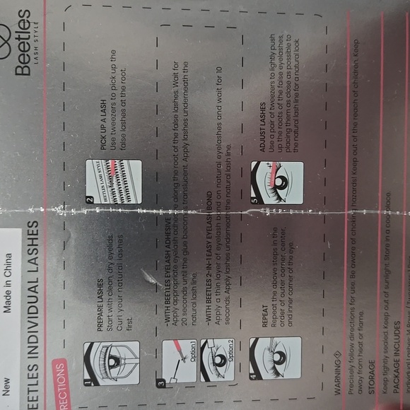 Beetles Lash Style Individilual Lashes 280 Pieces NEW - Picture 4 of 6